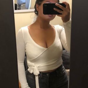 White Crop Top